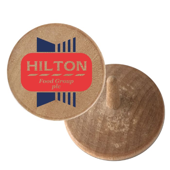 Houten golfbal marker