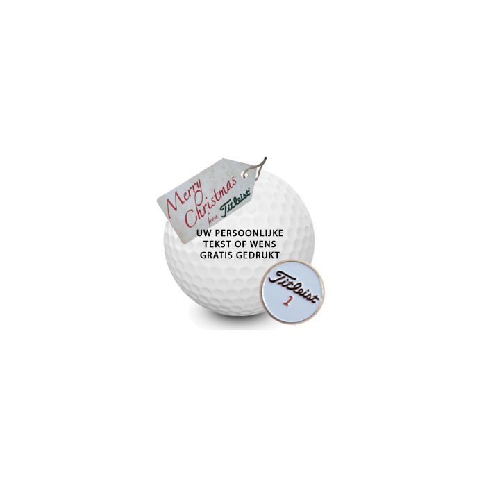 Titleist golfballen - gratis tekst bedrukking