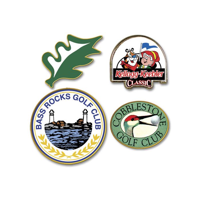 Metalen golfbal markers - eigen ontwerp