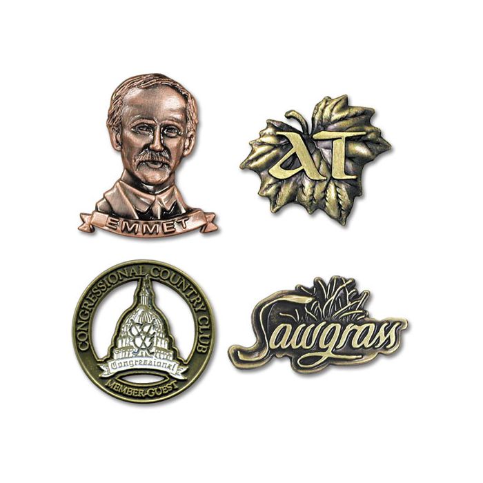 Golfbal marker - gegoten metaal