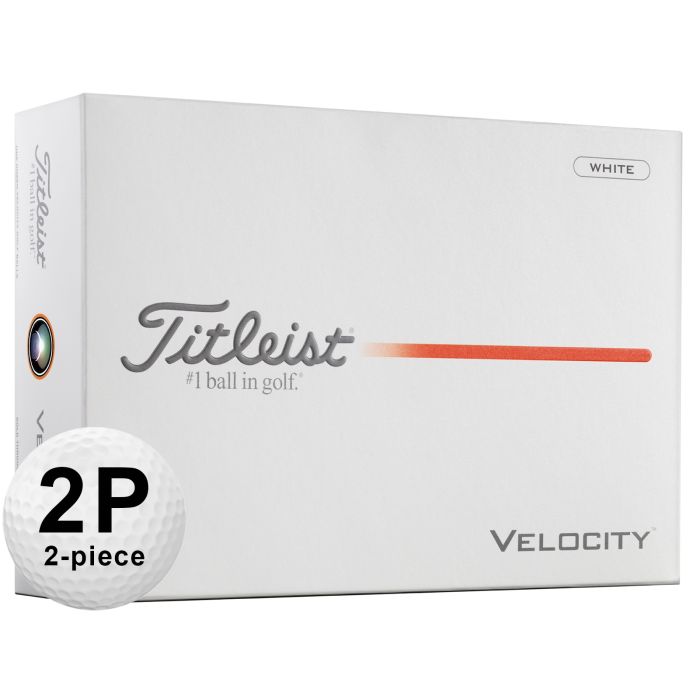 Titleist Velocity golf ball - white