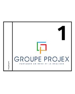 Golfvlaggen met nummers