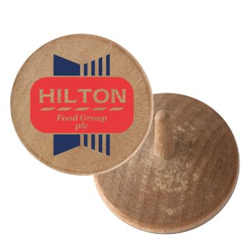 Houten golfbal marker