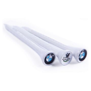 Golftees - bedrukking in de cup