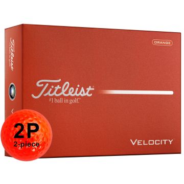 Titleist Velocity golf ball - orange