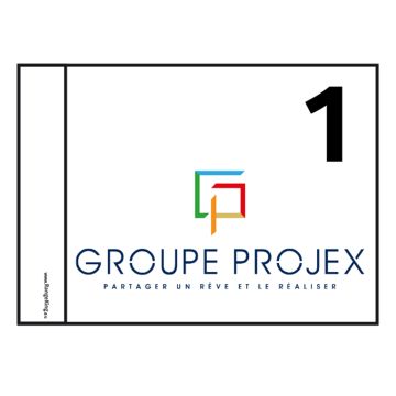 Golfvlaggen met nummers